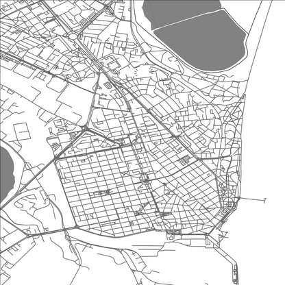 ROAD MAP OF BURGAS, BULGARIA BY MAPBAKES