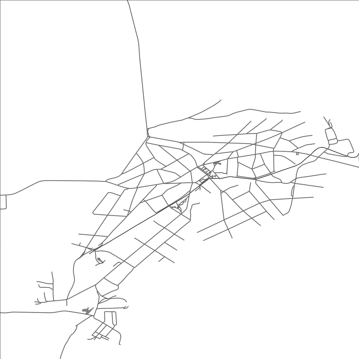 ROAD MAP OF CHERVENA VODA, BULGARIA BY MAPBAKES