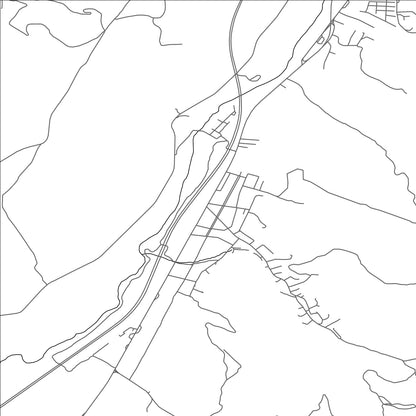 ROAD MAP OF DZHERMAN, BULGARIA BY MAPBAKES