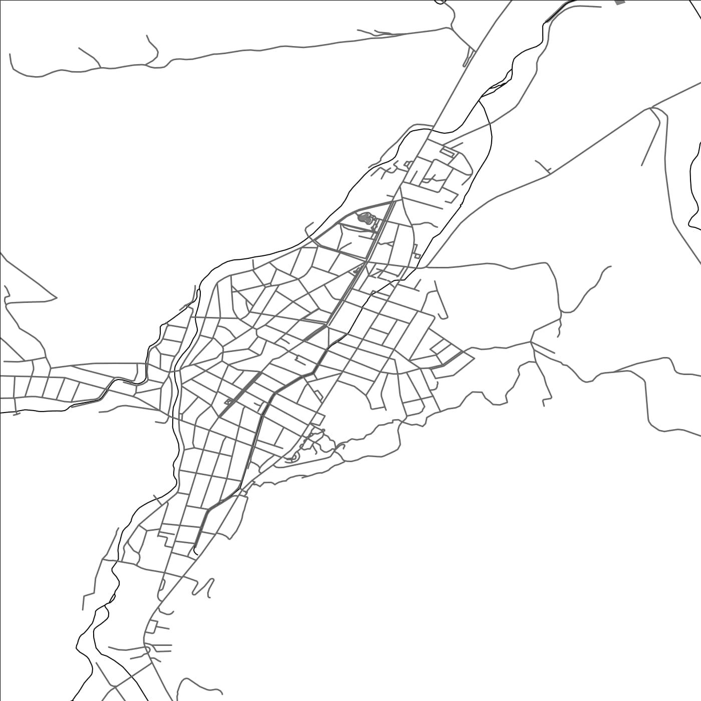 ROAD MAP OF ETROPOLE, BULGARIA BY MAPBAKES