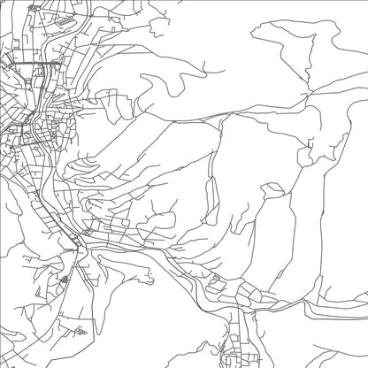 ROAD MAP OF GABROVO, BULGARIA BY MAPBAKES