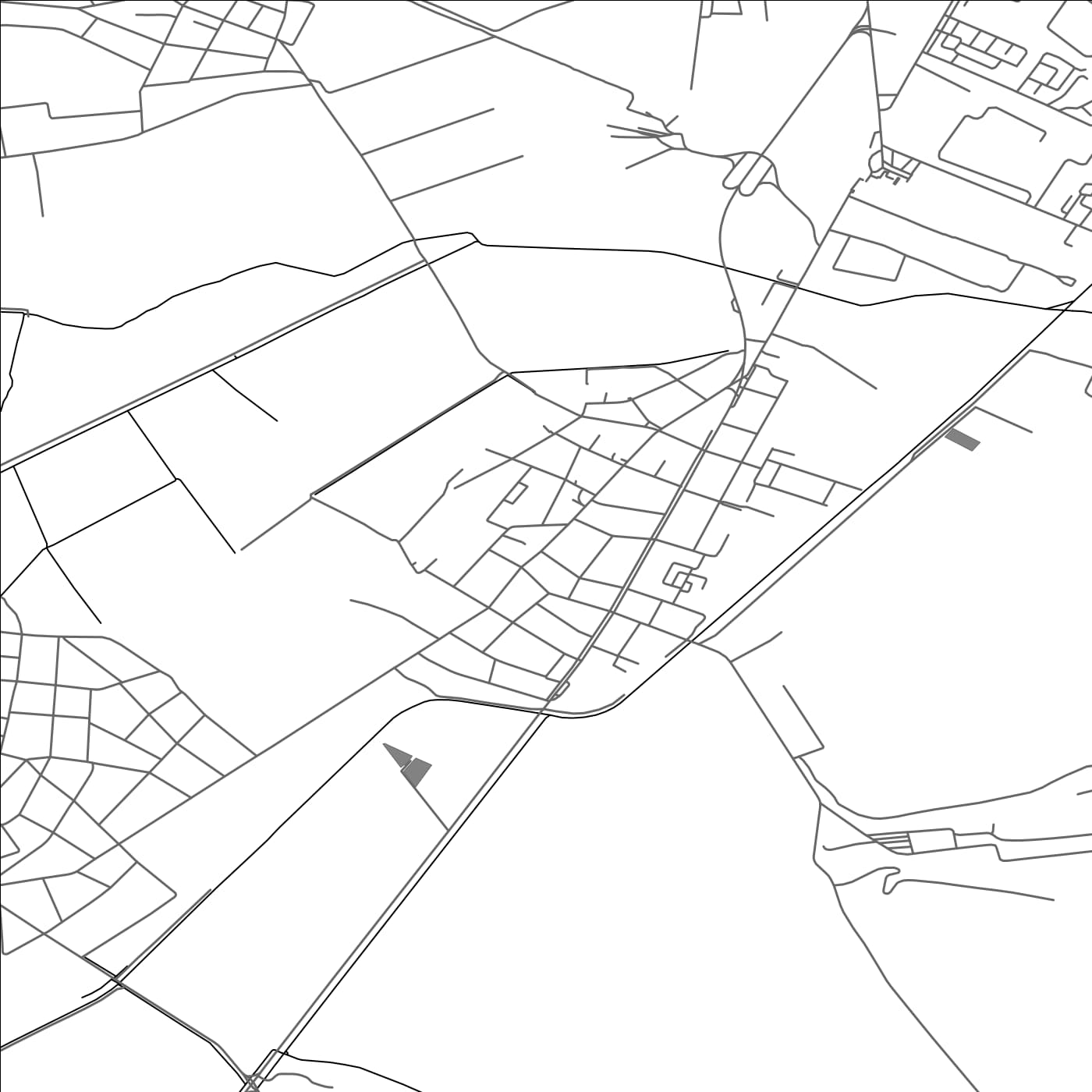 ROAD MAP OF GLAVINITSA, BULGARIA BY MAPBAKES