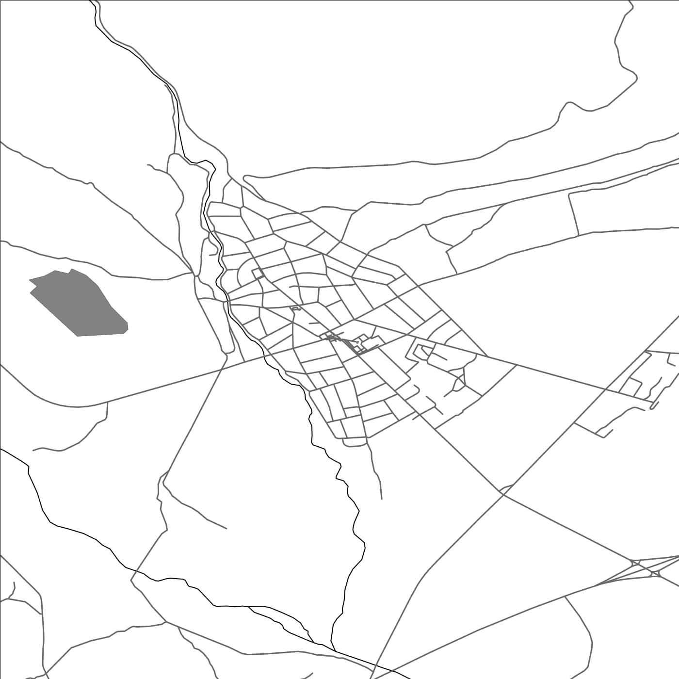 ROAD MAP OF GURKOVO, BULGARIA BY MAPBAKES