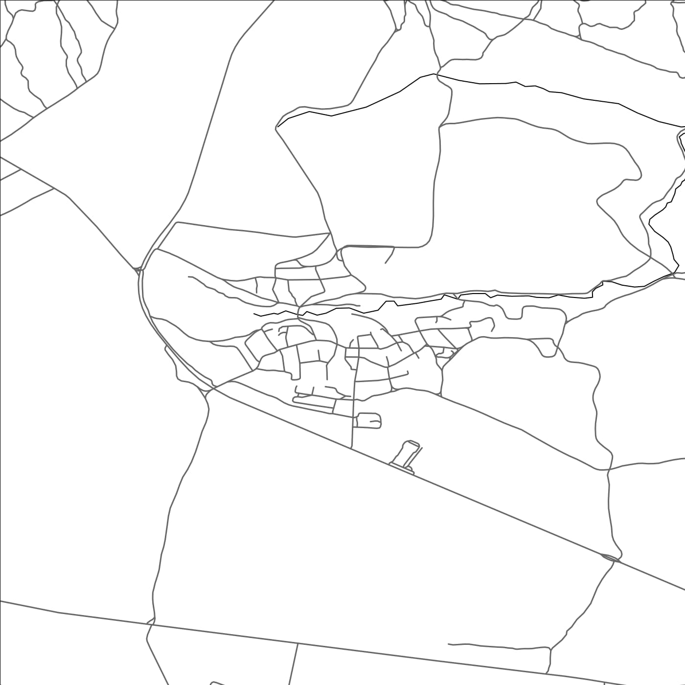 ROAD MAP OF IZVORSKO, BULGARIA BY MAPBAKES