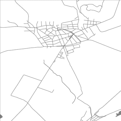 ROAD MAP OF KABLESHKOVO, BULGARIA BY MAPBAKES