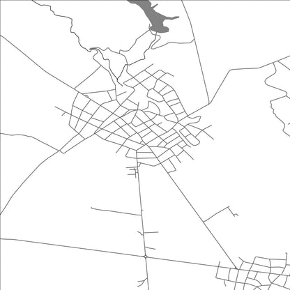 ROAD MAP OF KARABUNAR, BULGARIA BY MAPBAKES