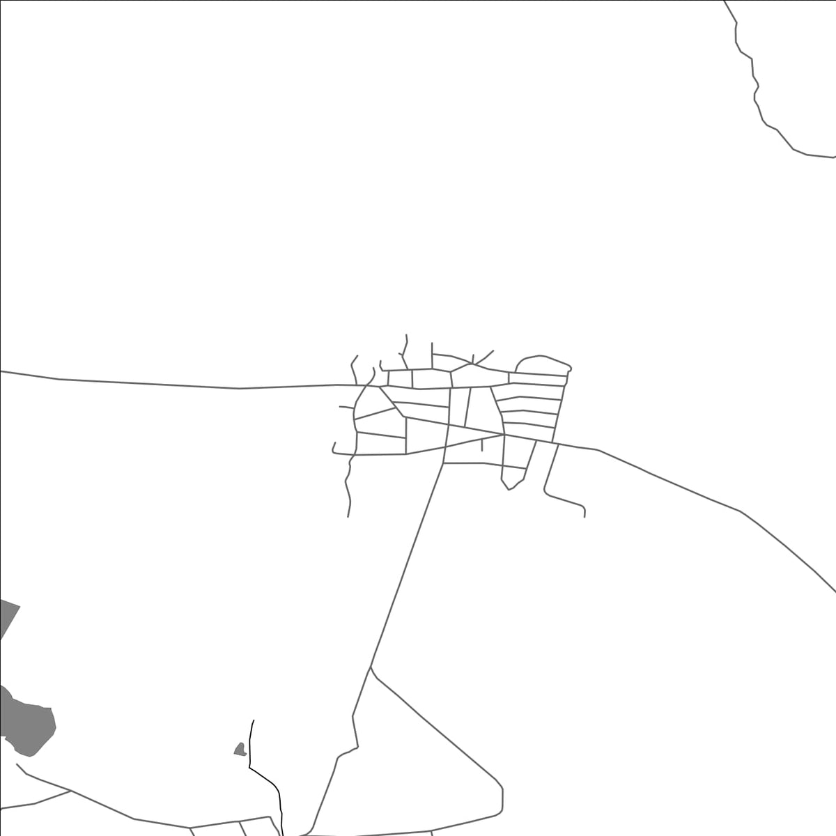 ROAD MAP OF KARAGEORGIEVO, BULGARIA BY MAPBAKES