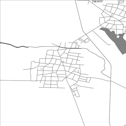 ROAD MAP OF KOSTIEVO, BULGARIA BY MAPBAKES