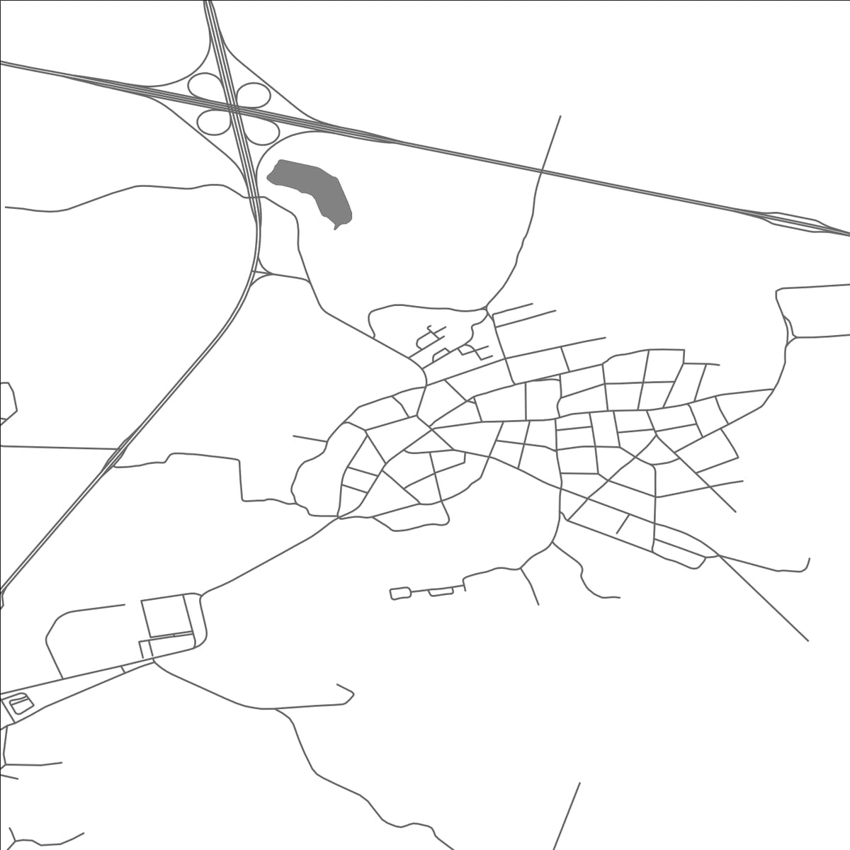 ROAD MAP OF KREPOST, BULGARIA BY MAPBAKES