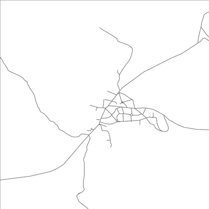 ROAD MAP OF MAGLEN, BULGARIA BY MAPBAKES