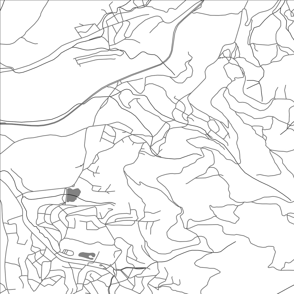 ROAD MAP OF MARCHAEVO, BULGARIA BY MAPBAKES