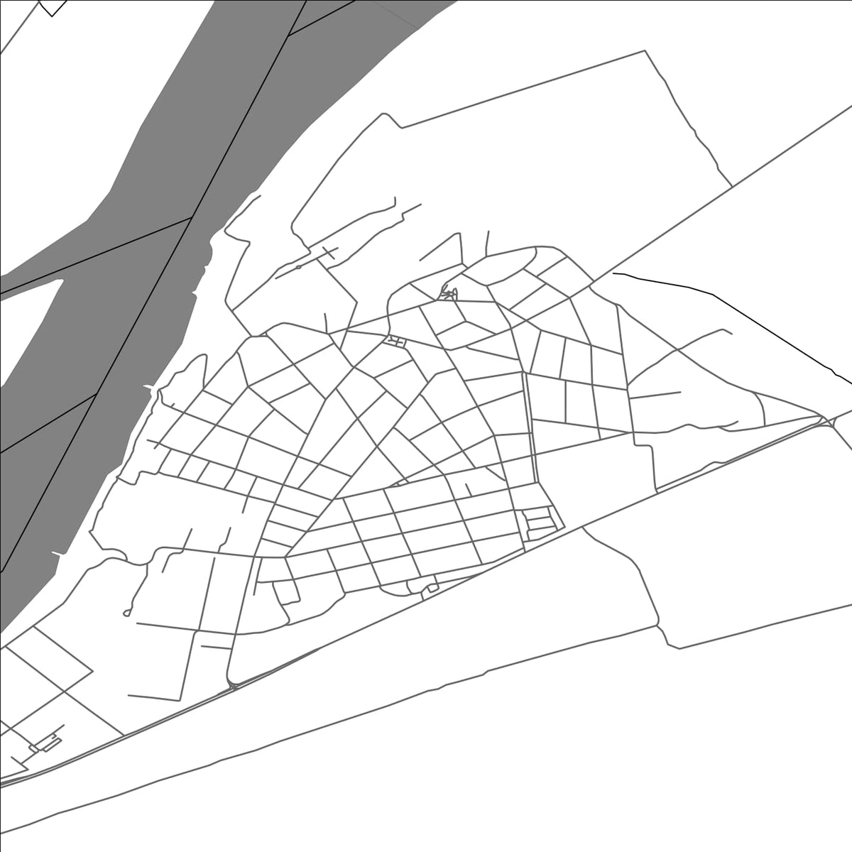 ROAD MAP OF MARTEN, BULGARIA BY MAPBAKES