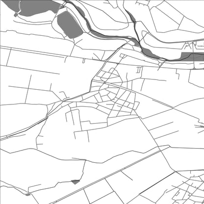 ROAD MAP OF MOKRISHTE, BULGARIA BY MAPBAKES