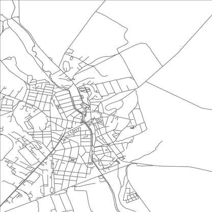 ROAD MAP OF NOVI PAZAR, BULGARIA BY MAPBAKES