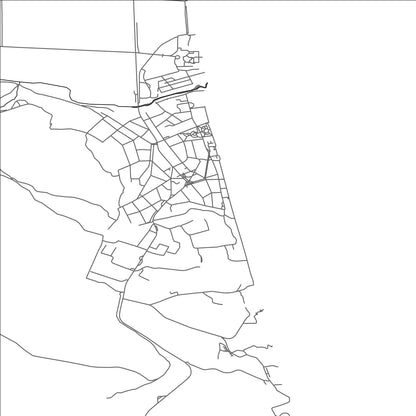 ROAD MAP OF OBZOR, BULGARIA BY MAPBAKES