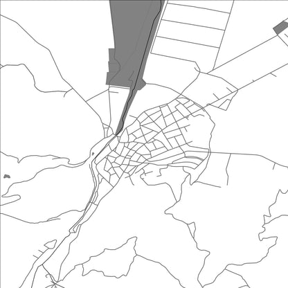 ROAD MAP OF PARVENETS, BULGARIA BY MAPBAKES
