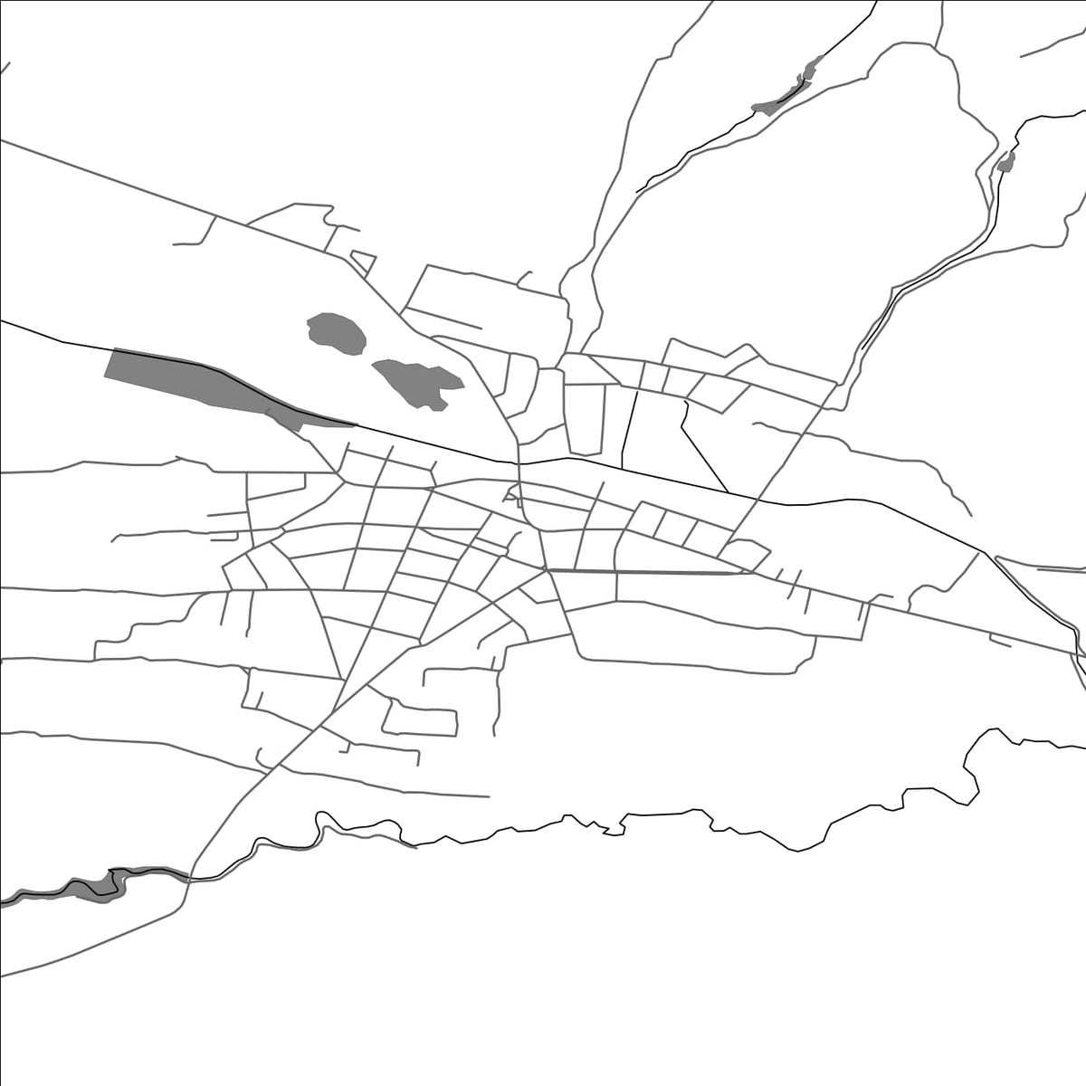 ROAD MAP OF PETARCH, BULGARIA BY MAPBAKES
