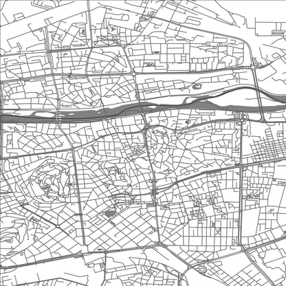 ROAD MAP OF PLOVDIV, BULGARIA BY MAPBAKES