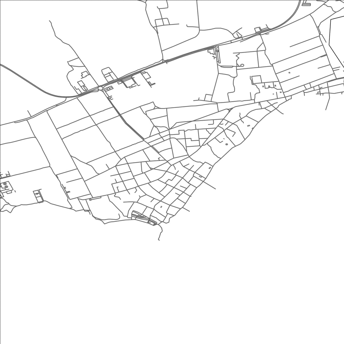 ROAD MAP OF RAVDA, BULGARIA BY MAPBAKES