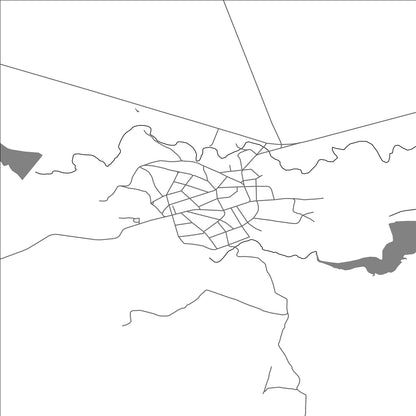 ROAD MAP OF RAZHITSA, BULGARIA BY MAPBAKES