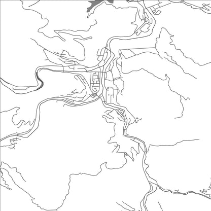 ROAD MAP OF RUDOZEM, BULGARIA BY MAPBAKES