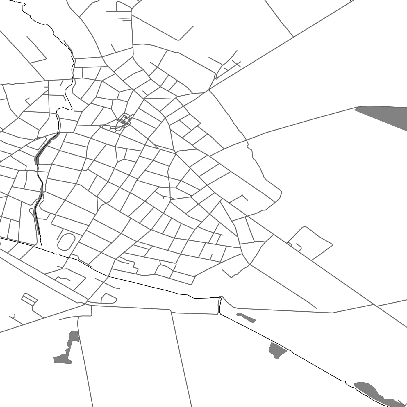 ROAD MAP OF SAEDINENIE, BULGARIA BY MAPBAKES