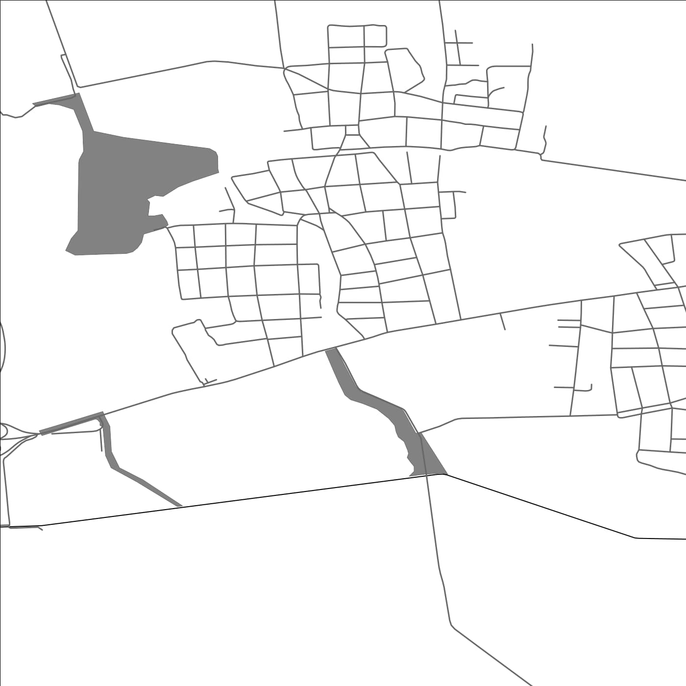 ROAD MAP OF SKUTARE, BULGARIA BY MAPBAKES