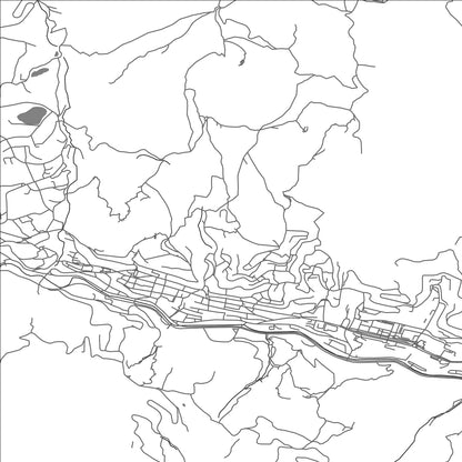 ROAD MAP OF SMOLYAN, BULGARIA BY MAPBAKES