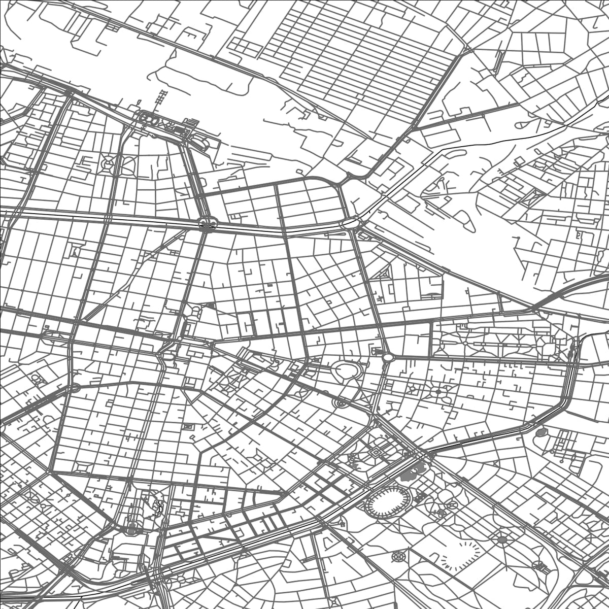 ROAD MAP OF SOFIA, BULGARIA BY MAPBAKES