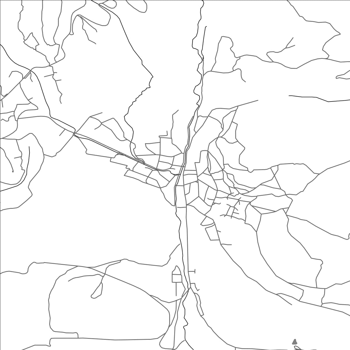 ROAD MAP OF SOTIRYA, BULGARIA BY MAPBAKES