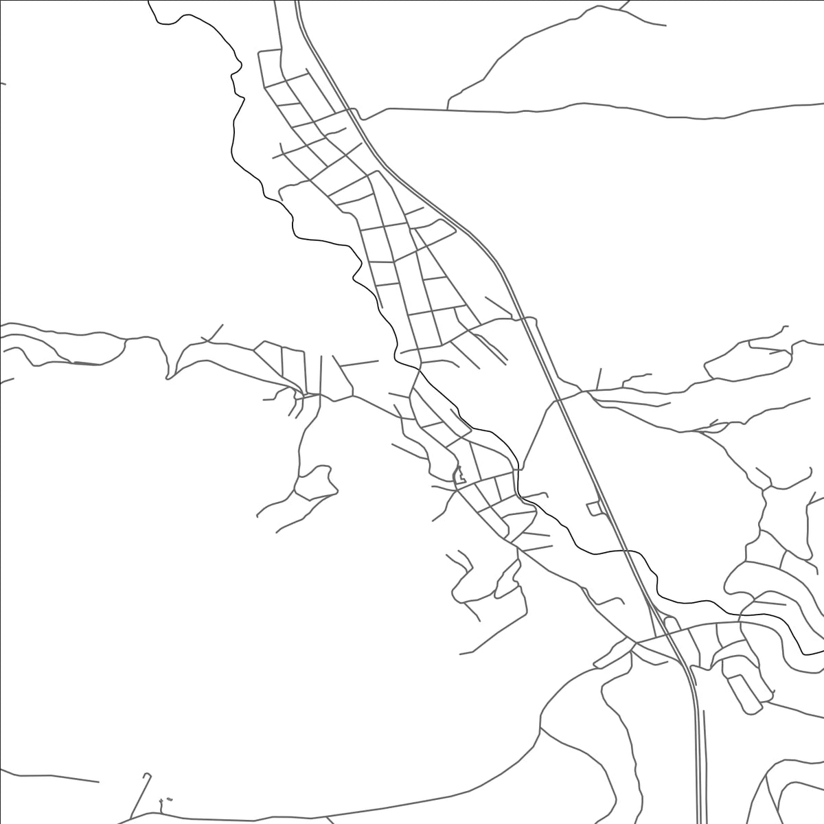 ROAD MAP OF STUDENA, BULGARIA BY MAPBAKES