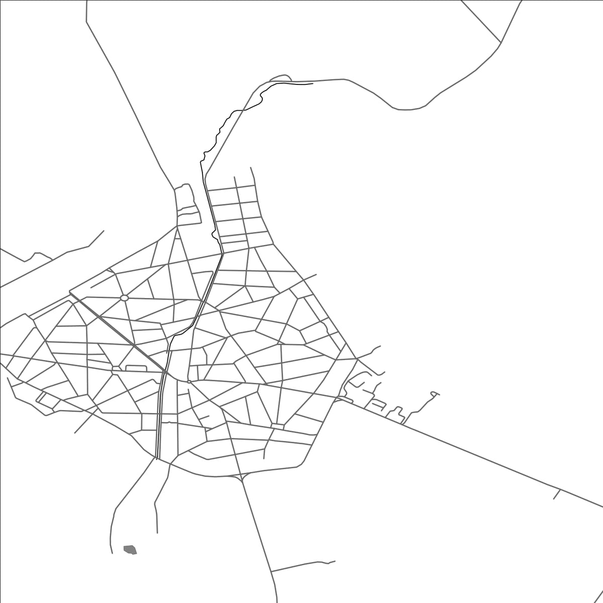ROAD MAP OF SUVOROVO, BULGARIA BY MAPBAKES