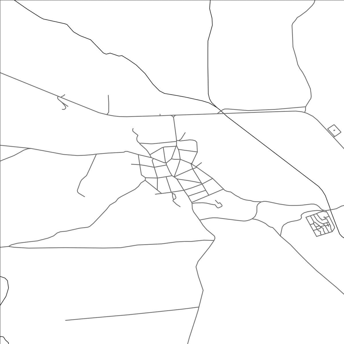 ROAD MAP OF TANKOVO, BULGARIA BY MAPBAKES