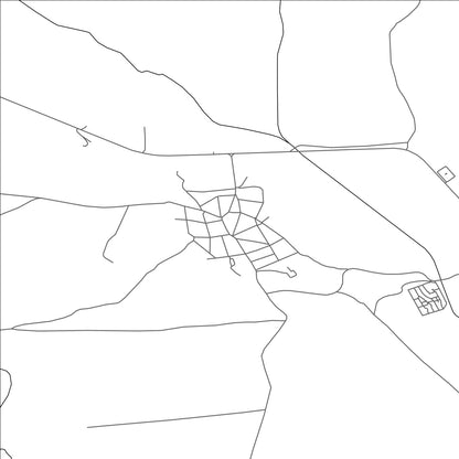 ROAD MAP OF TANKOVO, BULGARIA BY MAPBAKES