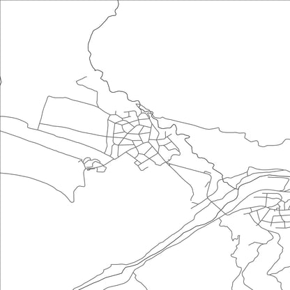 ROAD MAP OF TRANAK, BULGARIA BY MAPBAKES