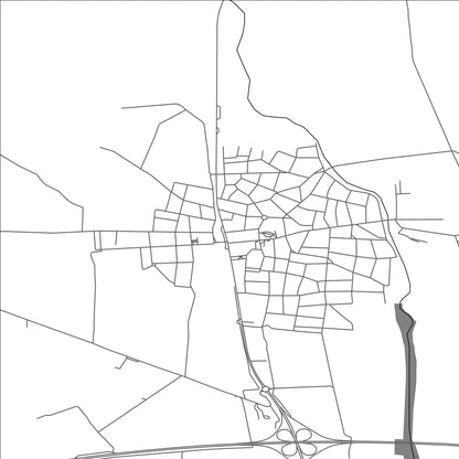 ROAD MAP OF TRUD, BULGARIA BY MAPBAKES