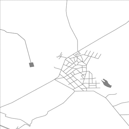 ROAD MAP OF TSAREV BROD, BULGARIA BY MAPBAKES