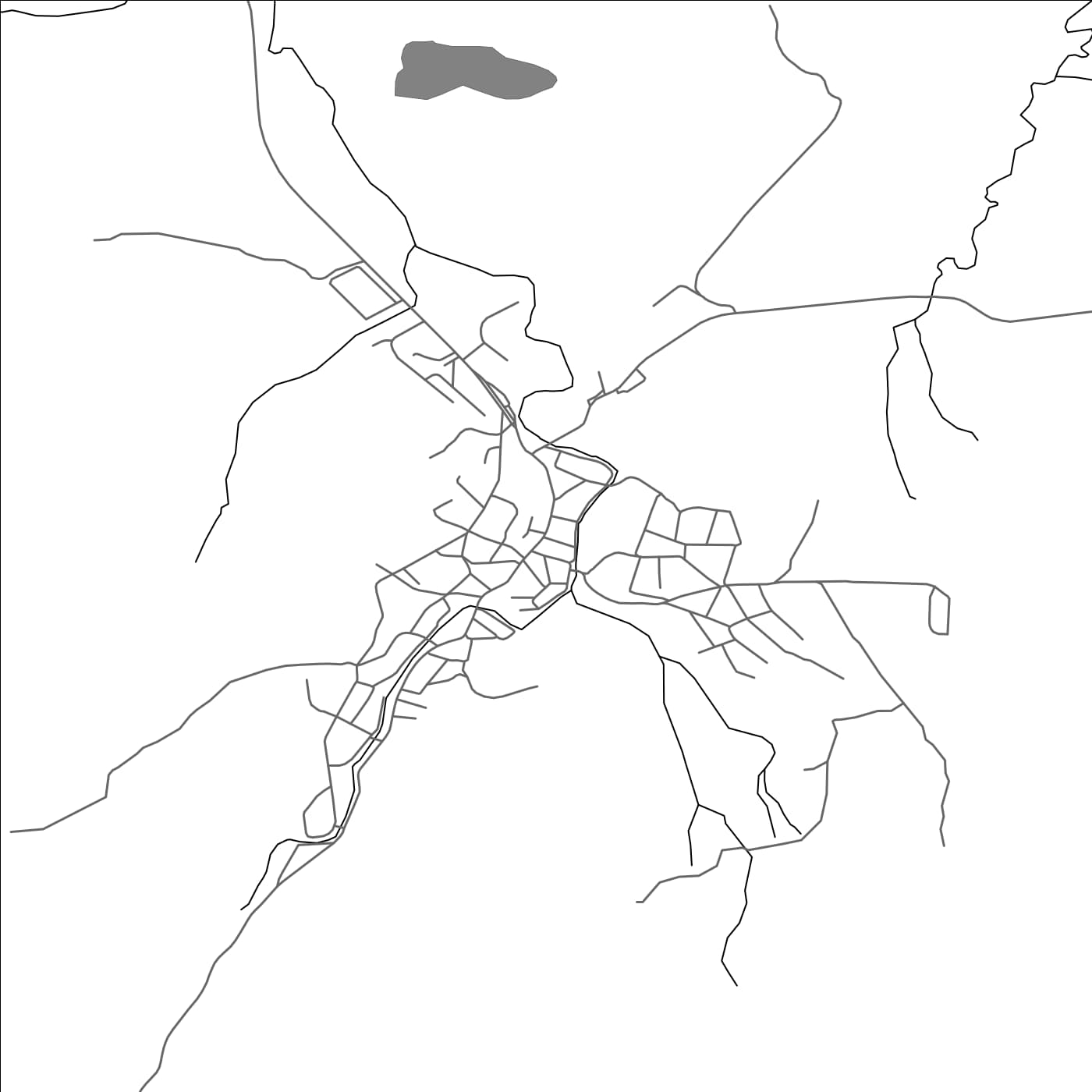 ROAD MAP OF VARBITSA, BULGARIA BY MAPBAKES