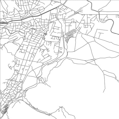 ROAD MAP OF VELINGRAD, BULGARIA BY MAPBAKES