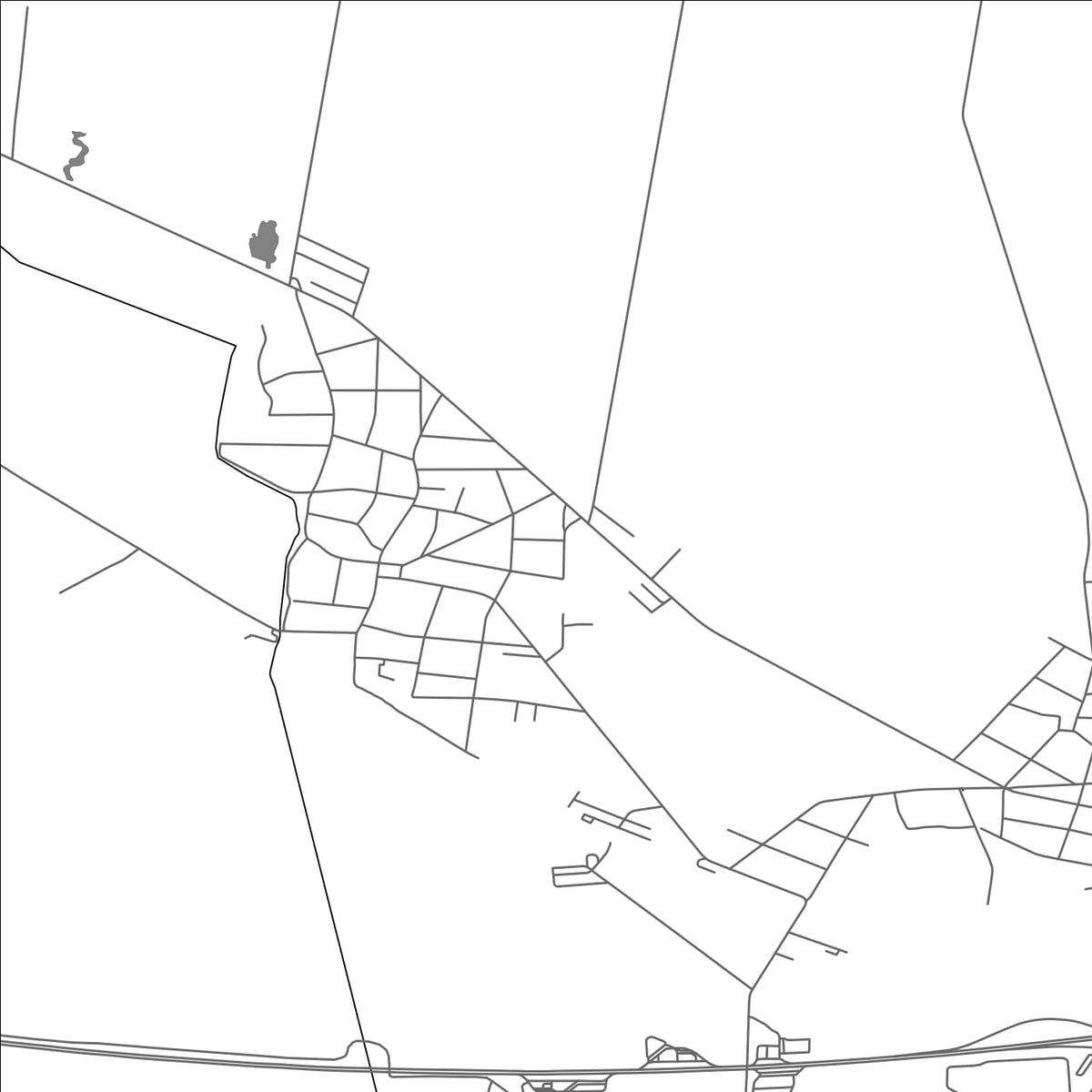 ROAD MAP OF VOYSIL, BULGARIA BY MAPBAKES