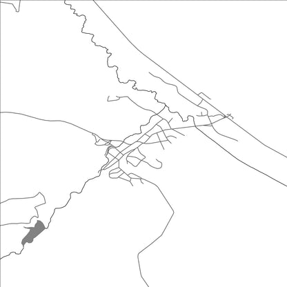 ROAD MAP OF VRESOVO, BULGARIA BY MAPBAKES