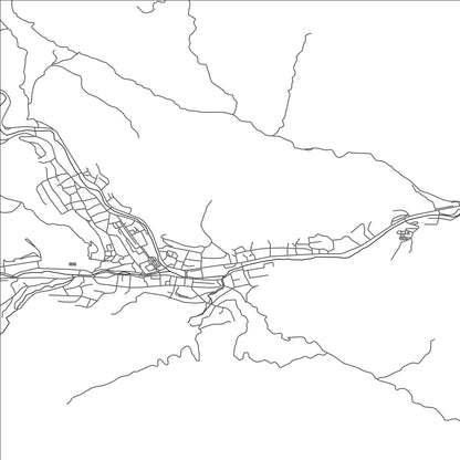 ROAD MAP OF ZLATOGRAD, BULGARIA BY MAPBAKES