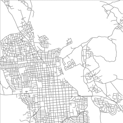 ROAD MAP OF BANI, DOMINICAN REPUBLIC BY MAPBAKES
