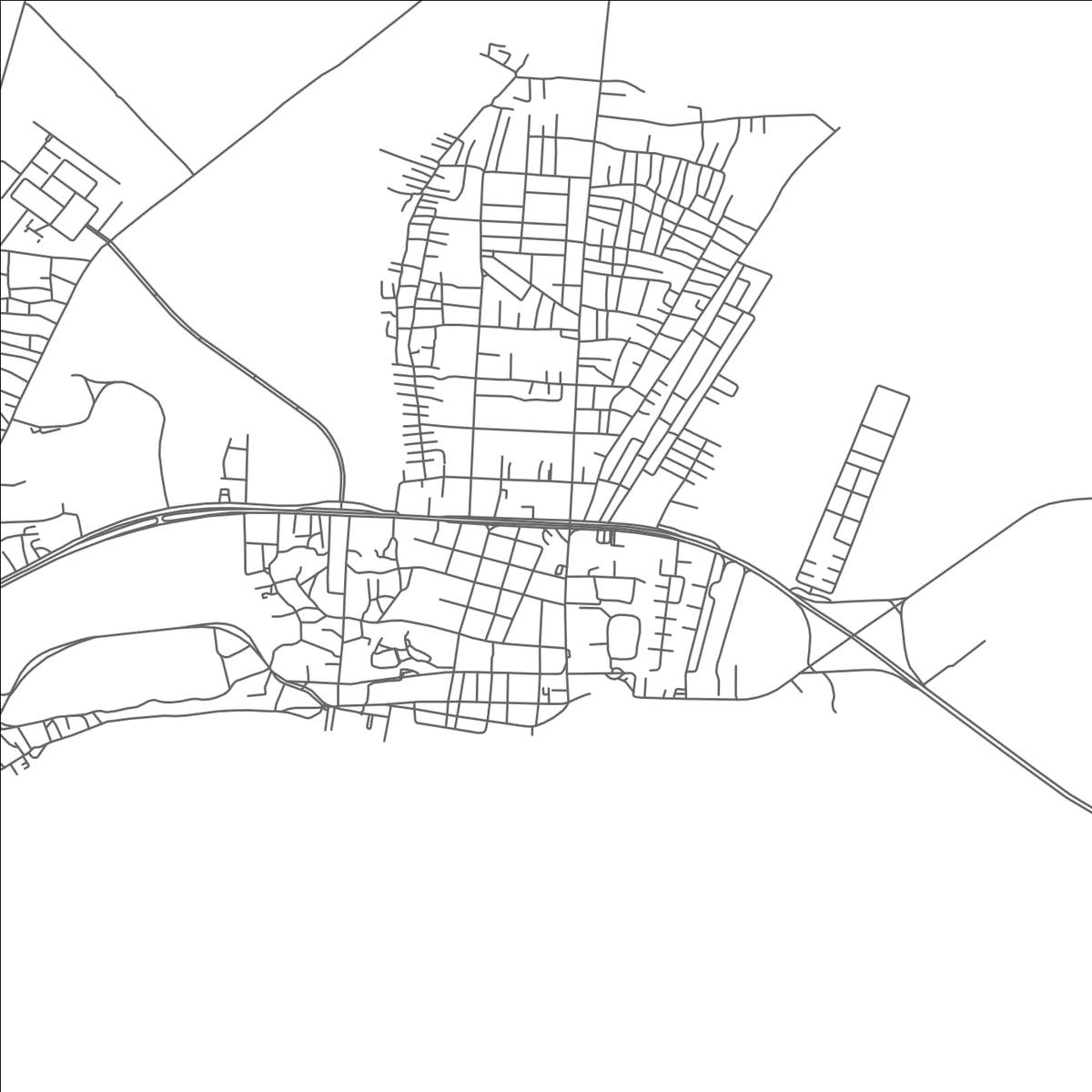 ROAD MAP OF BOCA CHICA, DOMINICAN REPUBLIC BY MAPBAKES