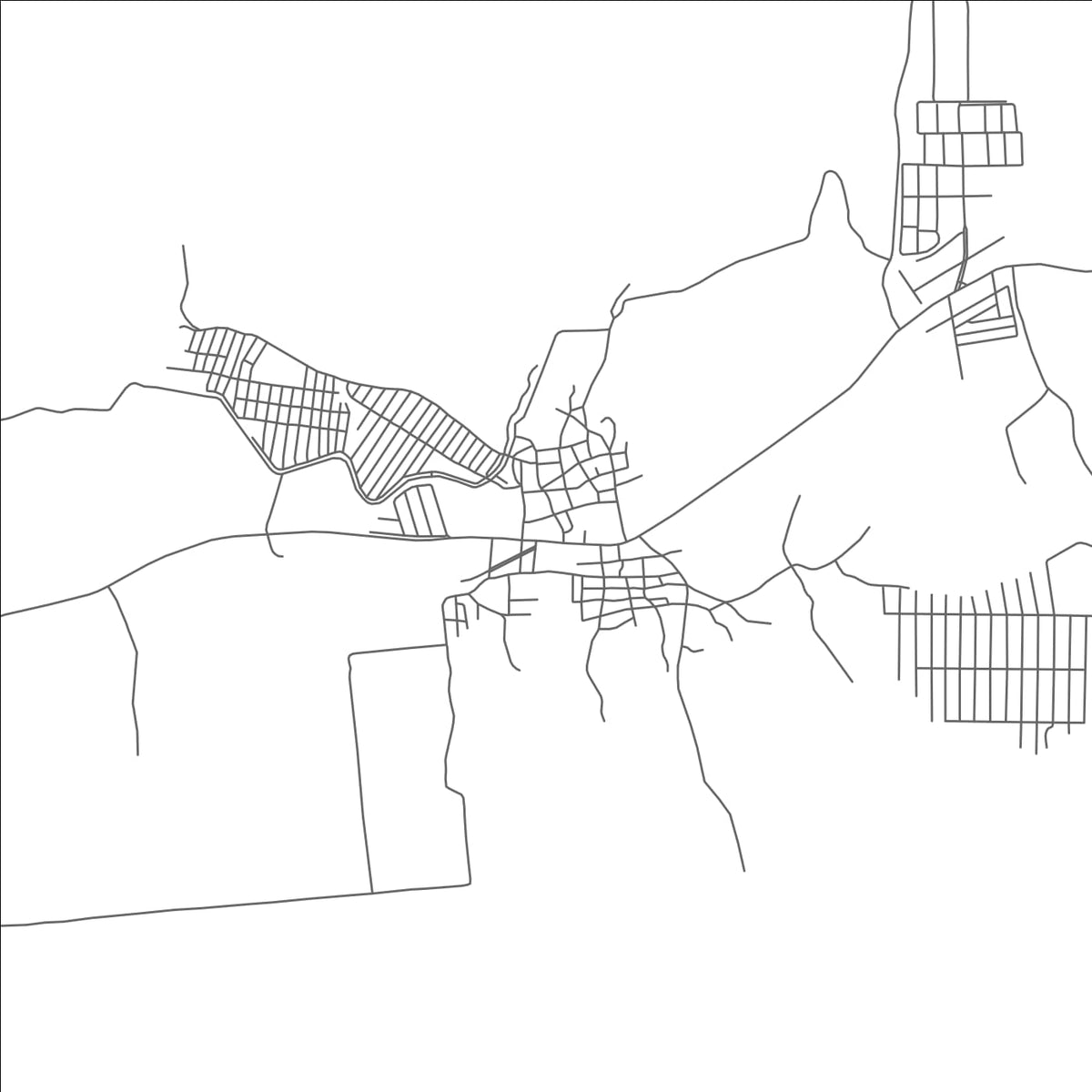 ROAD MAP OF MATANZAS, DOMINICAN REPUBLIC BY MAPBAKES