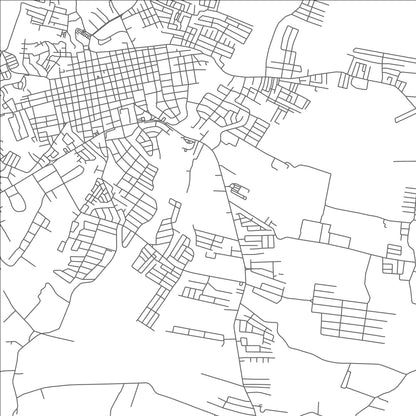 ROAD MAP OF MOCA, DOMINICAN REPUBLIC BY MAPBAKES