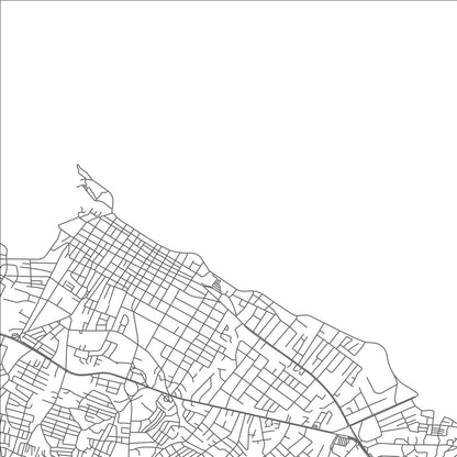 ROAD MAP OF PUERTO PLATA, DOMINICAN REPUBLIC BY MAPBAKES