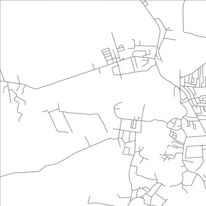ROAD MAP OF SABANETA DE YASICA, DOMINICAN REPUBLIC BY MAPBAKES