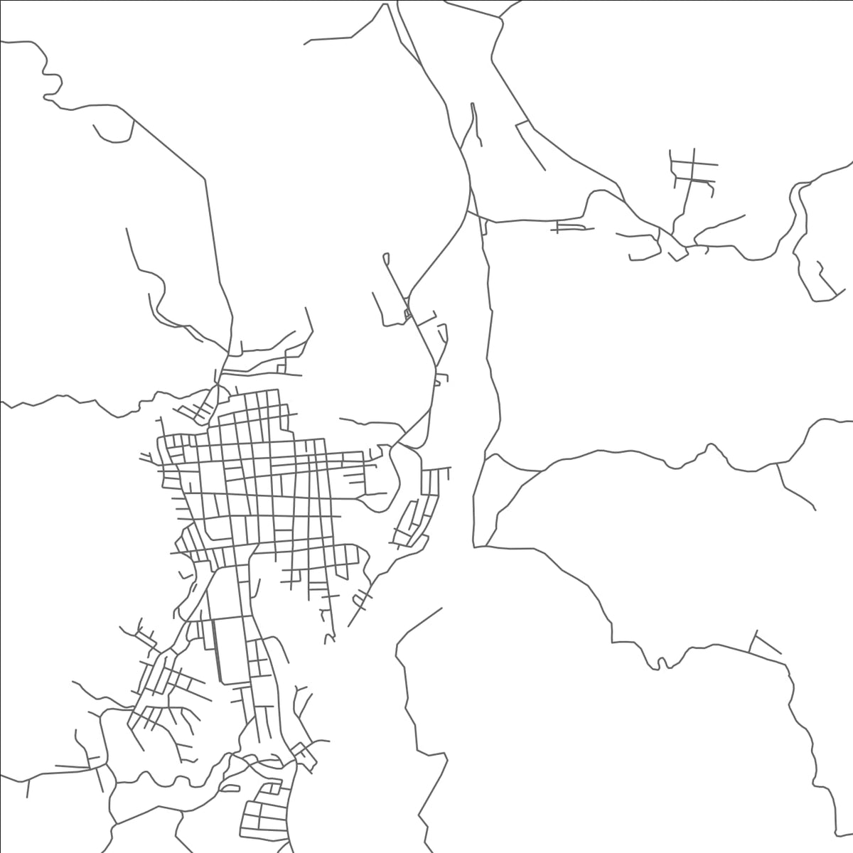 ROAD MAP OF SAN JOSE DE OCOA, DOMINICAN REPUBLIC BY MAPBAKES