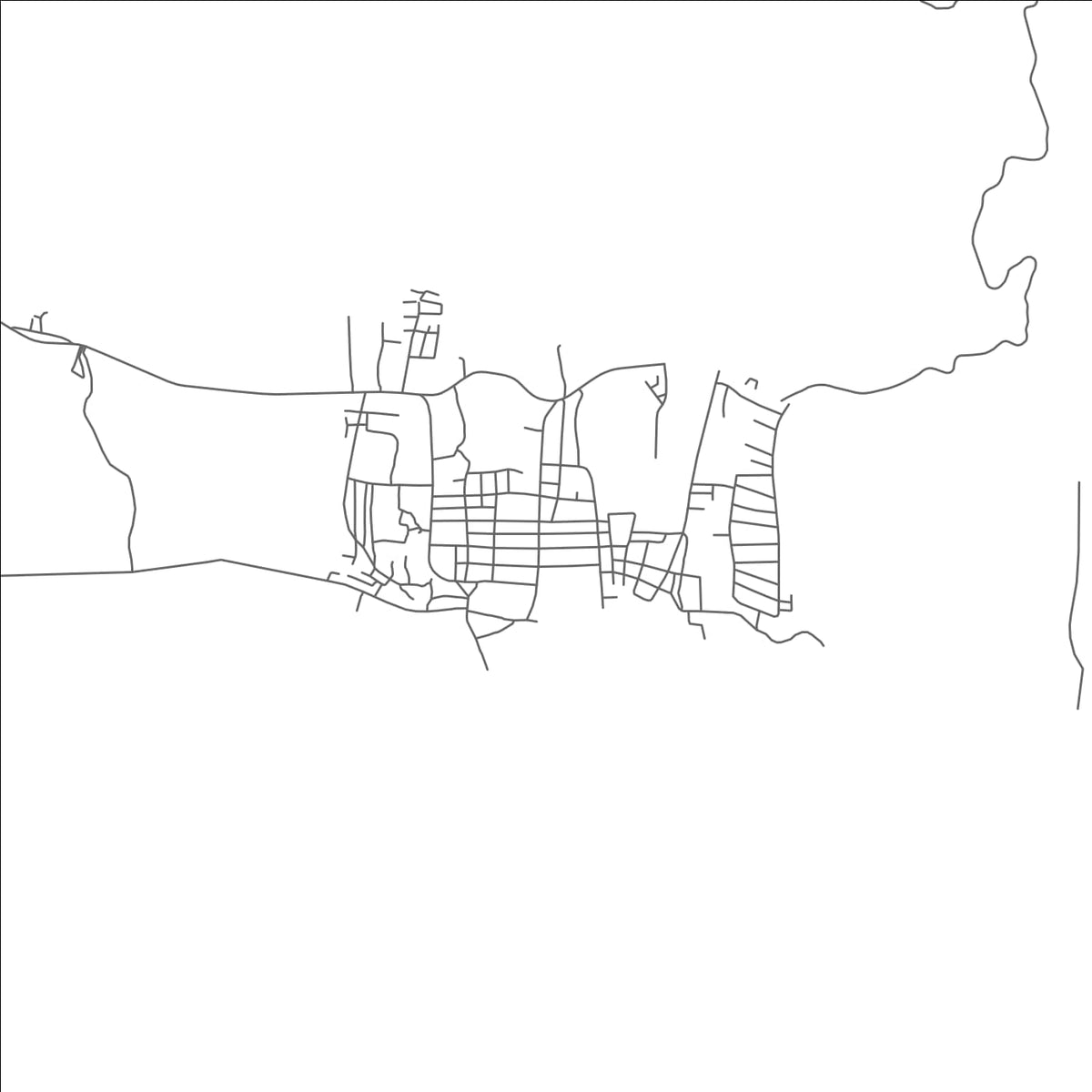 ROAD MAP OF SANCHEZ, DOMINICAN REPUBLIC BY MAPBAKES
